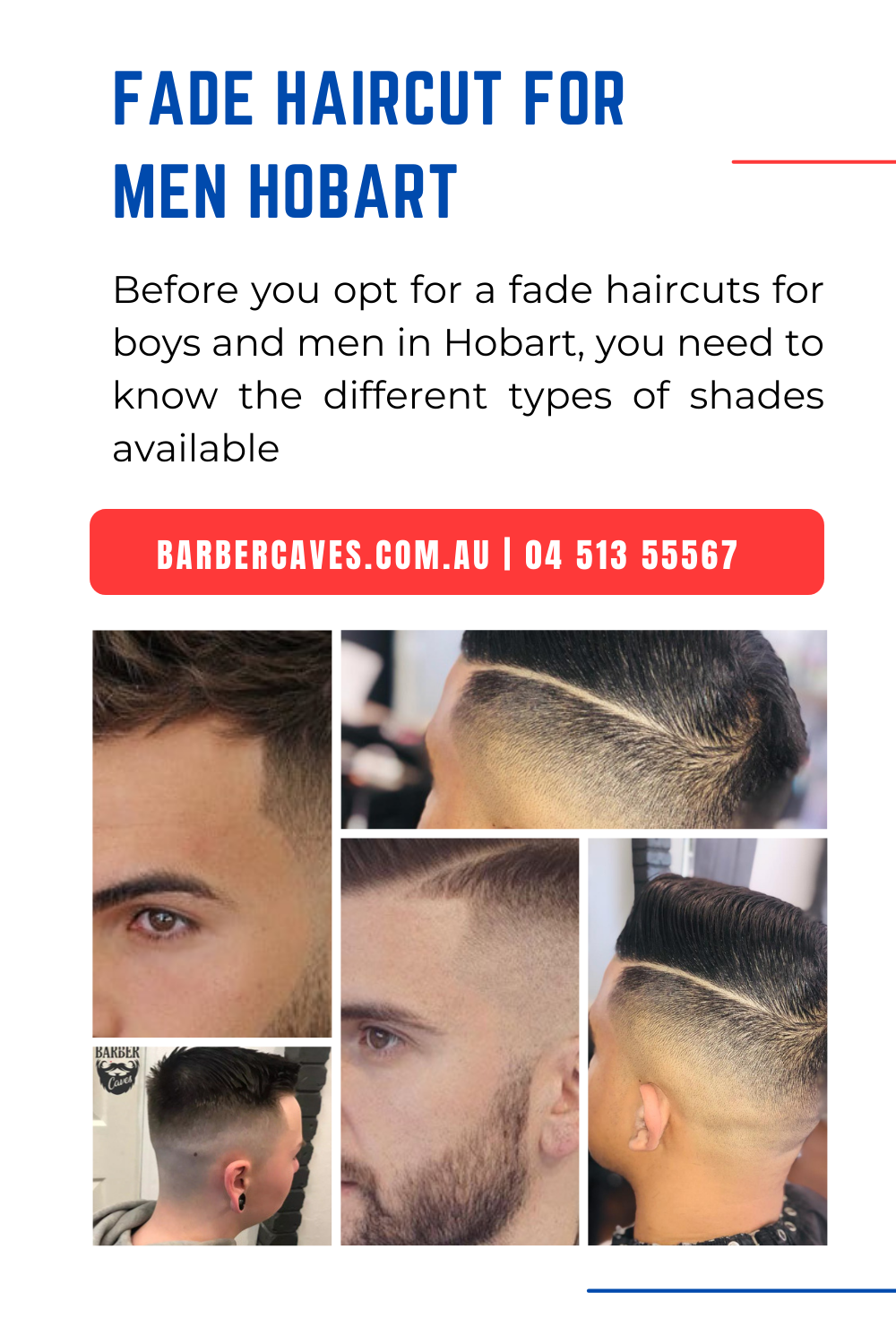 Fade Haircut for Men Hobart